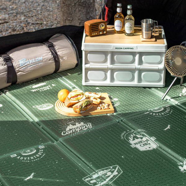 💎상반기결산💎디자인 캠핑매트 특대형 빈티지캠프 (200x180cm)